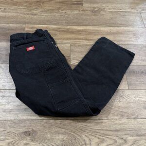 Vintage Dickies Carpenter Black Jeans Grunge Skater 34x30